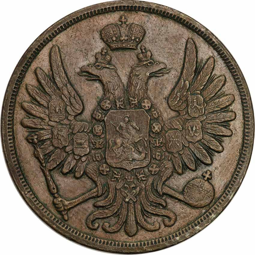 Polska XIX w. / Rosja. 2 kopiejki 1854 BM, Warszawa